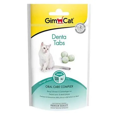 Gimcat Denta Tabs Ağız Diş Sağlığı Kedi Ödülü 40 Gr - 1