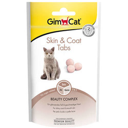 GimCat Skin & Coat Deri ve Tüy Destekleyici Kedi Ödül Tableti 40 g