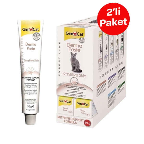 Gimcat Kedi Macunu Derma Paste 50gr x 2 - 1
