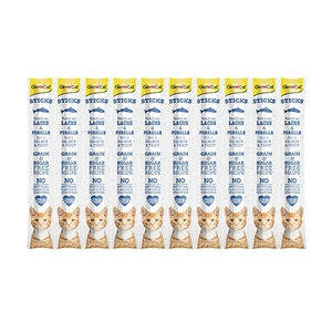 Gimcat Somon Ve Alabalıklı Kedi Ödül Çubuğu 10'Lu 50 Gram