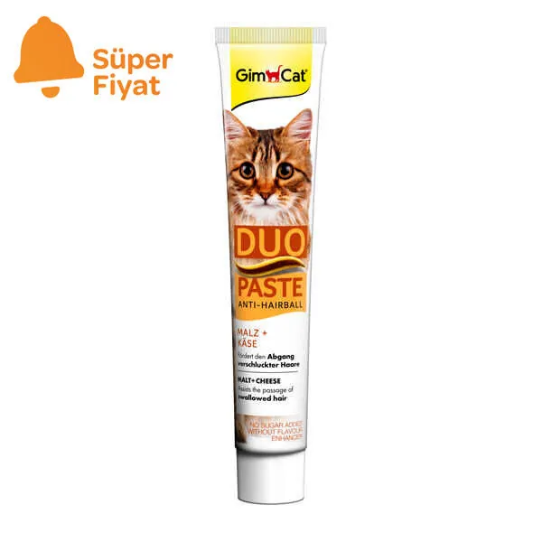 Gimcat Kediler için Anti-Hairball Peynirli Malt 50 gr - 1