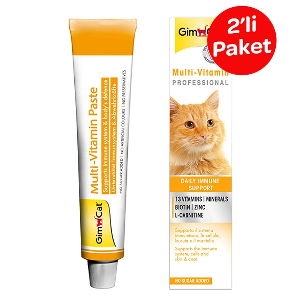 Gimcat Kediler İçin Multivitamin 20 GR x 2 - 1