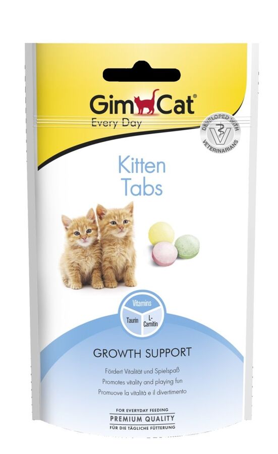 GimCat Kitten Tabs Yavru Kedi Ödül Tableti 40 g - 1