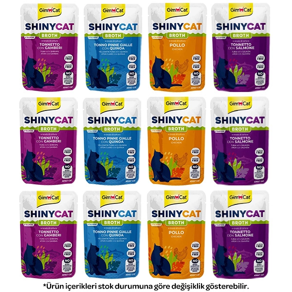 Gimcat Konserve Kedi Maması Karışık 70 Gr x 12 Adet - 1