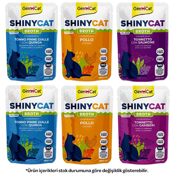 Gimcat Kedi Yaş Maması Karışık 70 Gr x 6 Adet - 1