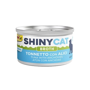Gimcat Konserve Kedi Maması Shinycat Broth (Sos içinde) Ançüezli Ton Balığı 70 gr