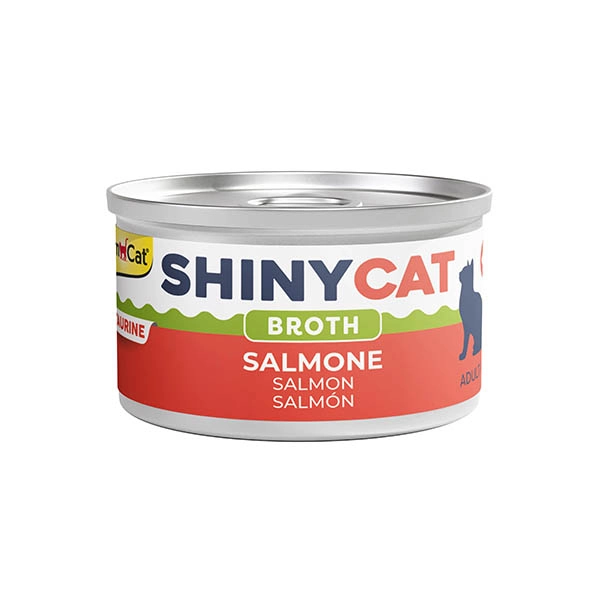 Gimcat Konserve Kedi Maması Shinycat Broth (Sos içinde) Somon Balığı 70 gr - 1