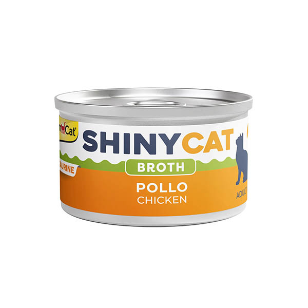 GimCat ShinyCat Broth Tavuk Soslu Kedi Yaş Maması 70 g - 1