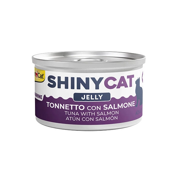 Gimcat Konserve Kedi Maması Shinycat Jelly (Jöle içinde) Somon Balıklı Ton Balığı 70 gr - 1