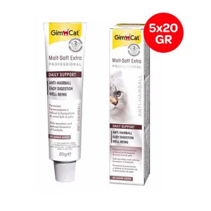 Gimcat Malt Soft Kedi Pastası 100 gr ( 5 X 20 gr)