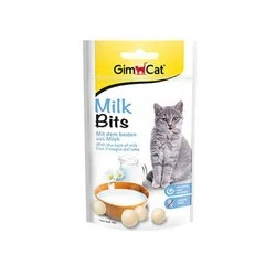 Gimcat Milk Bits Sütlü Taurinli Tahılsız Kedi Ödül Tableti 40 Gr - 2