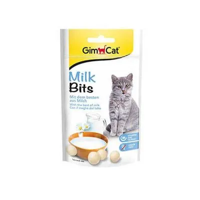 Gimcat Milk Bits Sütlü Taurinli Tahılsız Kedi Ödül Tableti 40 Gr - 2