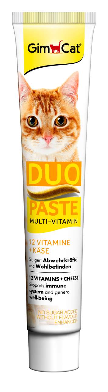 GimCat Multi-Vitamin Duo Paste Peynir + 12 Vitaminli 50 gr