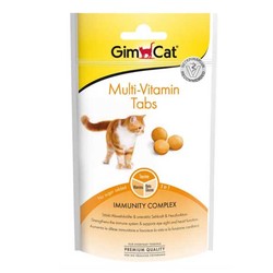 GimCat Multi-Vitamin Şekersiz Kedi Ödül Tableti 40 g