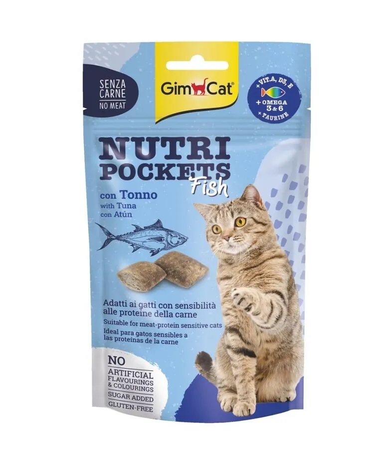 Gimcat Nutripockets Ton Balıklı Kedi Ödülü 60 Gr - 1
