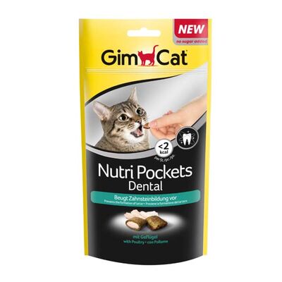 GimCat Nutripockets Dental Ağız ve Diş Destekleyici Kedi Ödül Maması 60 g - 3