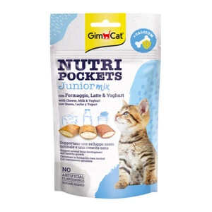 GimCat Nutripockets Kalsiyum Junior Mix Kedi Ödülü 60 Gr