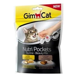 GimCat Nutripockets Kedi Ödülü Taurin&Beauty 150Gr - 2