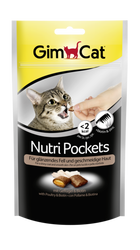 Gimcat Nutripockets Kedi Ödülü Tavuk Biotin 60 GR - 2