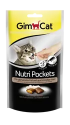 Gimcat Nutripockets Kedi Ödülü Tavuk Biotin 60 GR - 2