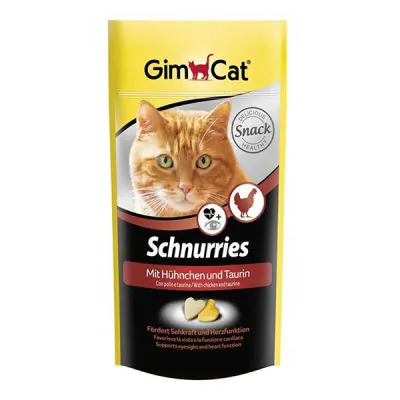 Gimcat Schnurries Tavuklu Kedi Ödül Tableti 40 Gr - 1