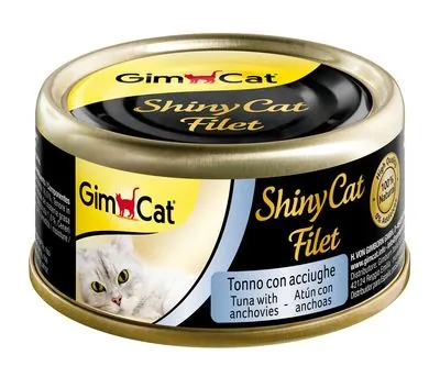 GimCat Shinycat Fileto Tuna Ve Ançuez Kedi Konservesi 70 GR - 1