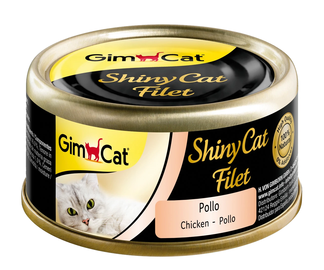 Gimcat Shinycat Kıyılmış Tavuklu Kedi Konservesi 70 Gr