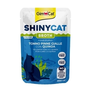 Gimcat Shinycat Pouch Sarı Yüzgeçli Ton Balığı Kinoa 70 gr