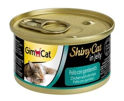 Gimcat ShinyCat Tavuk ve Karides  Kedi Konservesi 70 GR