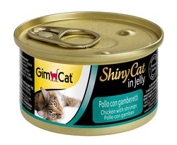 GimCat ShinyCat Tavuk ve Karidesli Kedi Yaş Maması 70 g