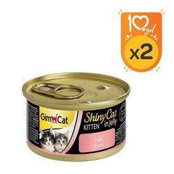 Gimcat ShinyCat Tavuklu Yavru Kedi Yaş Maması 70 GR x 2 Adet