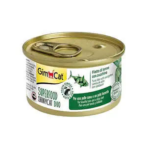 Gimcat Shinycat Ton Balıklı Kabaklı Fileto Kedi Konservesi 70 gr