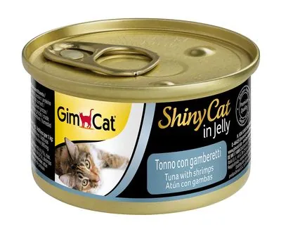 GimCat Shinycat Tuna Ve Karidesli Kedi Konservesi 70 GR - 1