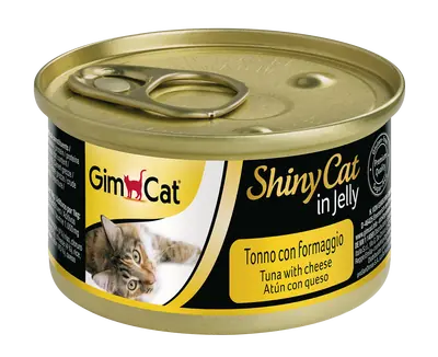GimCat Shinycat Tuna Ve Peynirli Kedi Konservesi 70 GR - 1