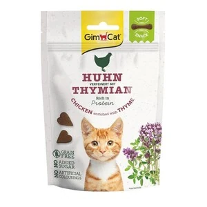 Gimcat Soft Snacks Tavuk ve Kekikli Tahılsız Kedi Ödülü 60 gr