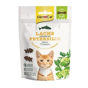 Gimcat Soft Snacks Somon ve Maydanozlu Tahılsız Kedi Ödülü 60 gr