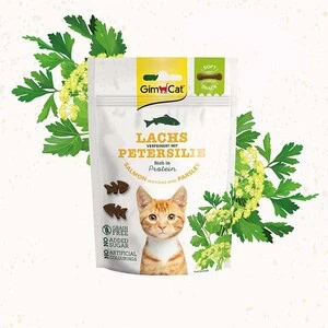 Gimcat Soft Snacks Somon ve Maydanozlu Tahılsız Kedi Ödülü 60 gr - 3