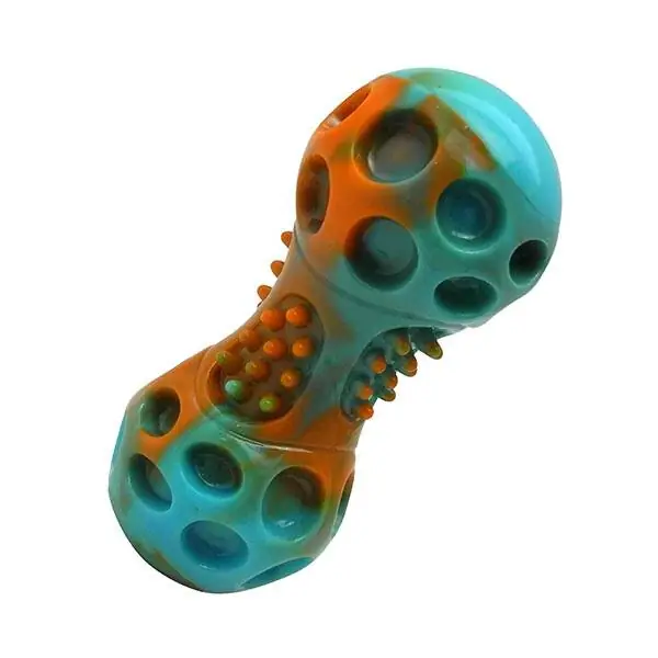 Gimdog Dumbbell Sesli Köpek Diş Oyuncağı S - 1