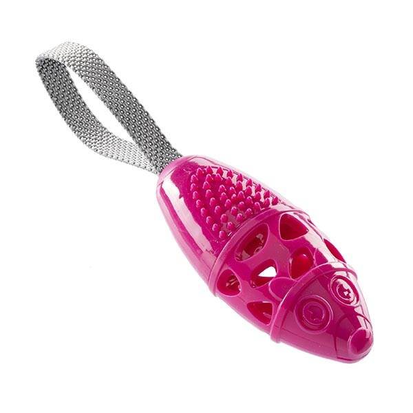 Gimdog Fare Şeklinde Çekiştirmeli Köpek Ödül Oyuncağı Pembe - 1