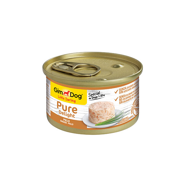 GimDog Little Darling Pure Delight Tavuk Etli Köpek Konservesi 150 g - 1