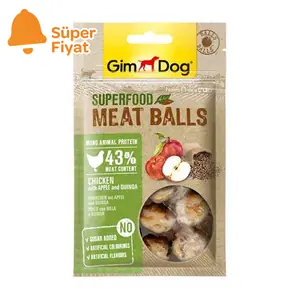 GimDog MeatBalls Kinoalı ve Elmalı Tavuk 70gr