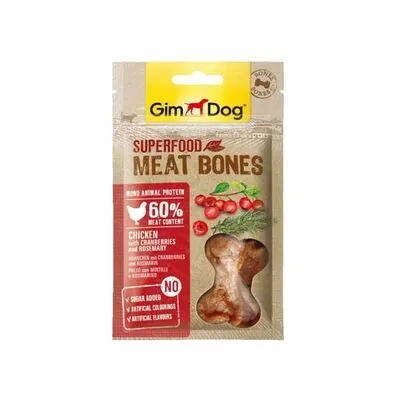 Gimdog MeatBones Tavuk Kızılcıklı ve Biberiyeli Köpek Ödül Maması 70gr - 2