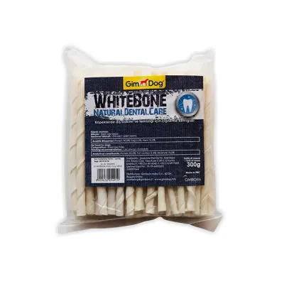 Gimdog Mordimi Sütlü Burgu Çubuk Köpek Ödül Kemiği 6 Gr 50 Li - 1