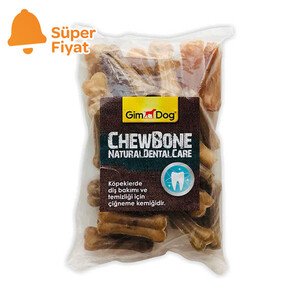 GimDog Naturel Mordimi Press Kemik 5cm 25li
