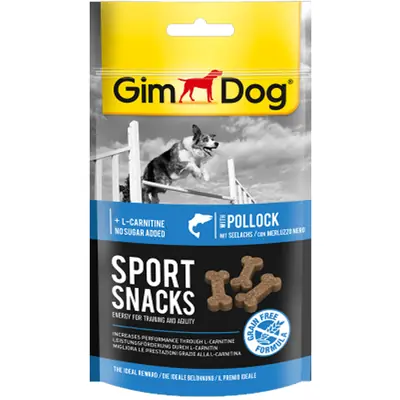 Gimdog Sportsnacks Balıklı Carnitinli Şekersiz Tahılsız Köpek Ödül Tableti 60gr - 1