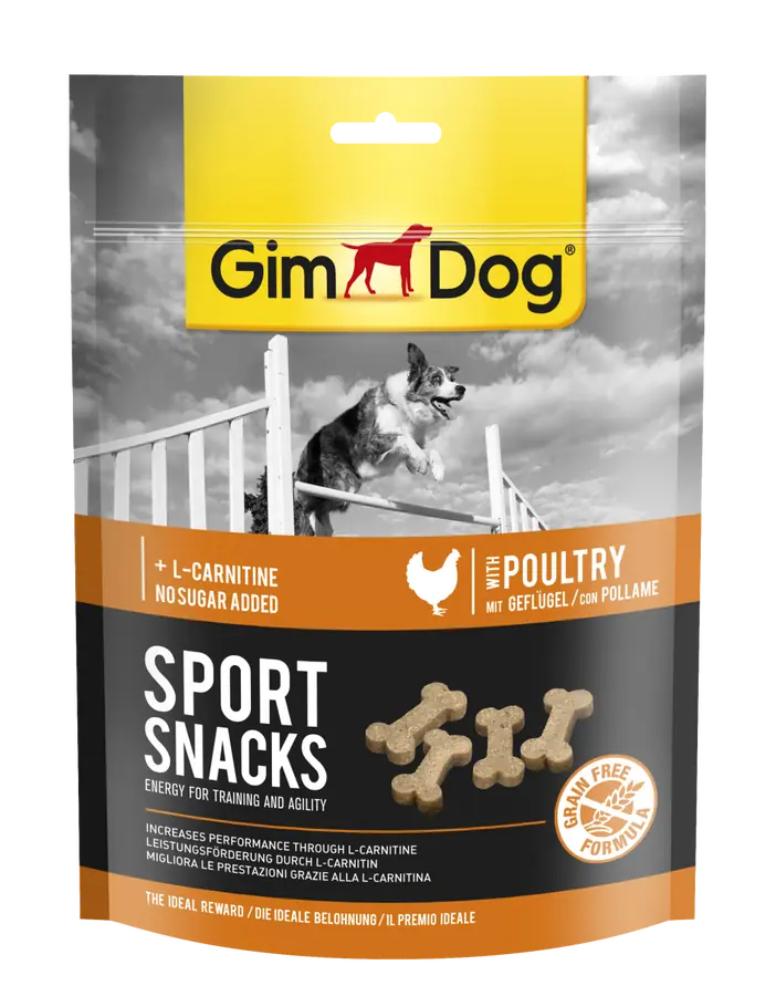 Gimdog Sportsnacks Tavuk&L-Carnitinli  Köpek Ödül Tableti 150gr - 1