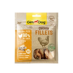GimDog Tahılsız Fileto Tavuk Köpek Ödülü 60 GR