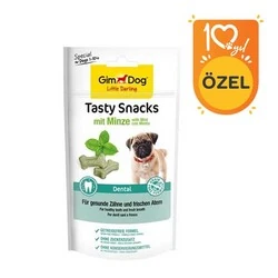 Gimdog Tasty Snack Mint Dental Naneli Köpek Ödül Tableti 40 GR