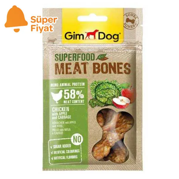 Gimdog Tavuklu ve Elmalı Köpek Ödülü 70 gr - 1