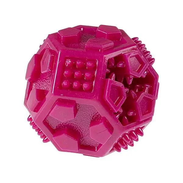 Gimdog Top Şeklinde Köpek Ödül Oyuncağı Pembe - 1